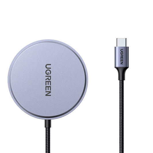Brezžični omrežni polnilec UGREEN W703, 15W, 1.67A, črn