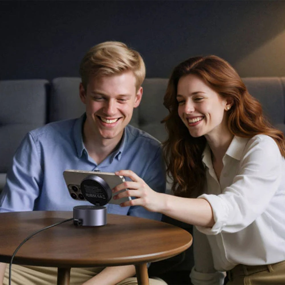 Brezžični omrežni polnilec UGREEN W712 (65148) 3v1, 25W, 1.67A, Siv