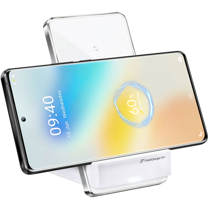 Omrežni polnilnik Wireless vivo, 50 W, 6A, bel 6000333
