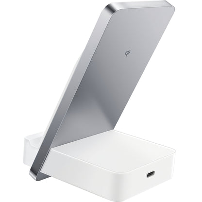 Omrežni polnilnik Wireless vivo, 50 W, 6A, bel 6000333