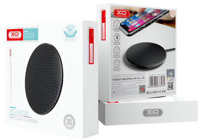 Brezžični omrežni polnilec XO Design WX020, 15W, 1.67A, črn