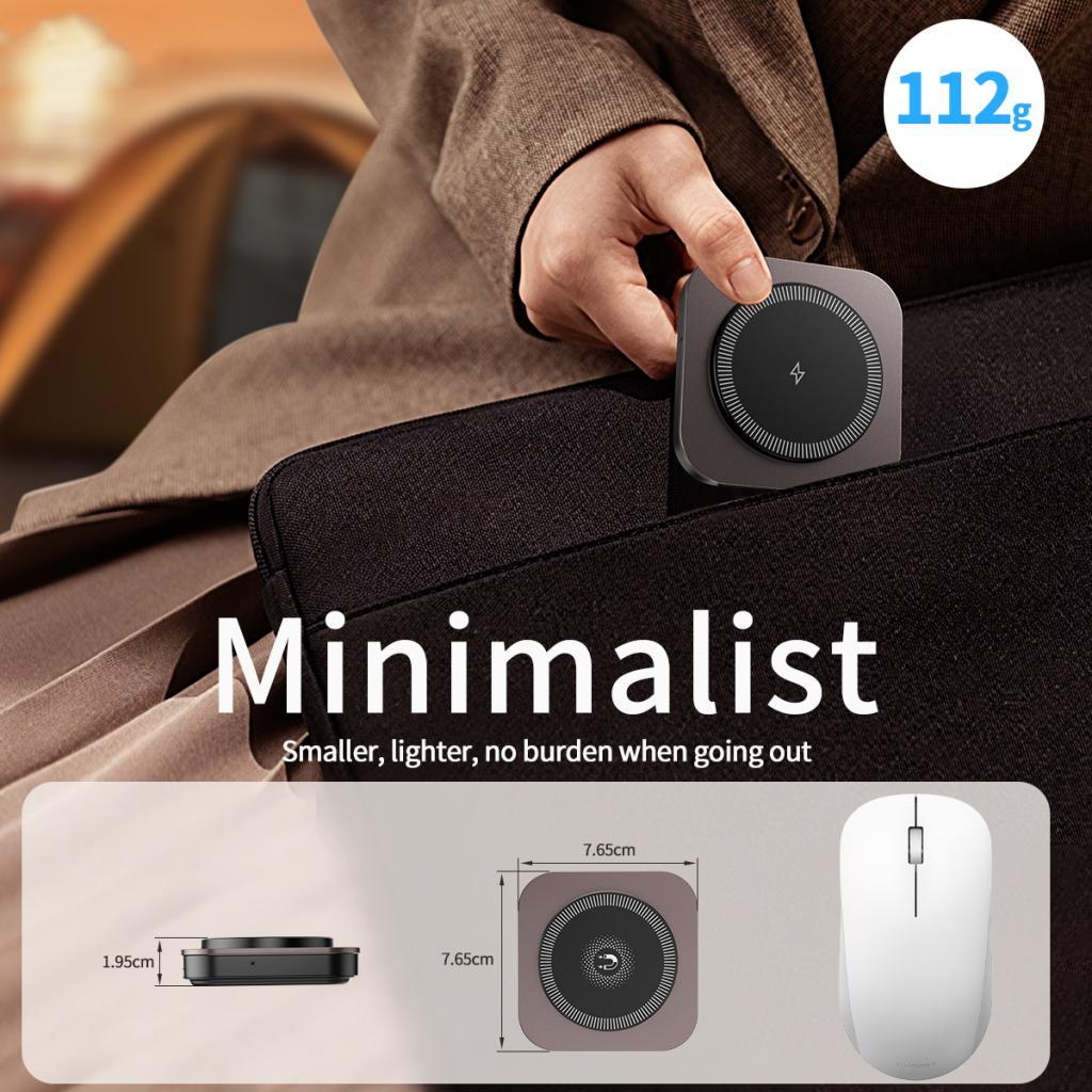 Brezžični omrežni polnilec XO Design CX035 3v1, 15W, 1.67A, Črn