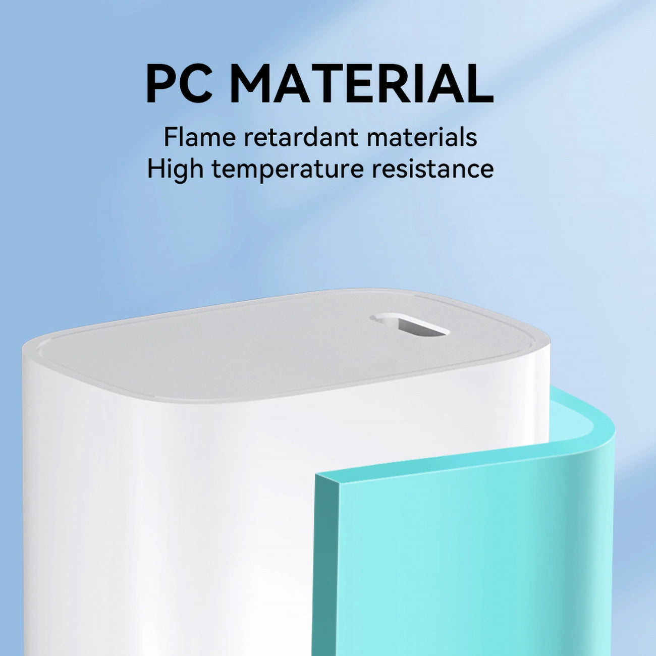 Omrežni polnilec WZK WGWCCW, 20W, 3A, 1 x USB-C, bel