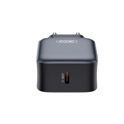 Polnilnik omrežja XO Design L153, 20W, 3A, 1 x USB-C, Črn