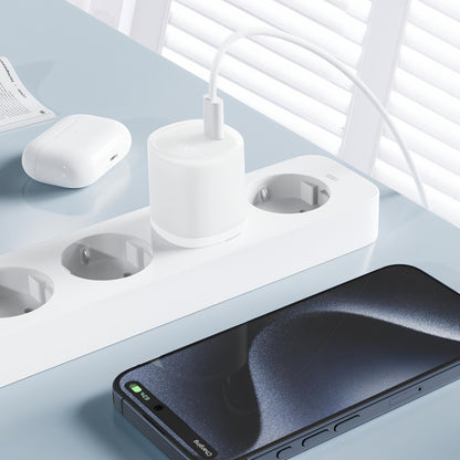 Polnilnik omrežja XO Design L150, 30W, 3A, 1 x USB-C, Bel
