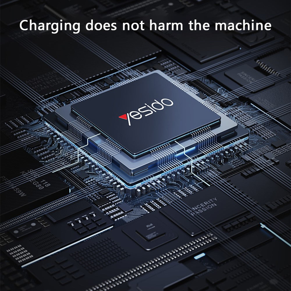 Polnilnik Yesido MC24 Travel, 20W, 3A, 3 x USB-A - 1 x USB-C, črn