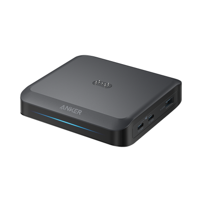 Polnilna postaja Anker za zunanjo baterijo Prime, 150W, 5A, 1 x Pogo Pin - 1 x USB-A - 2 x USB-C, Črna A1903G11