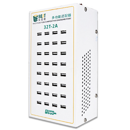 Polnilec postaje Best 32T-2A, 2A, 32 x USB-A, bel