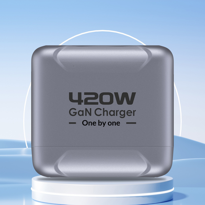 Polnilnik postaje OEM BK-126D, 140W, 5A, 2 x USB-A - 6 x USB-C, Siva