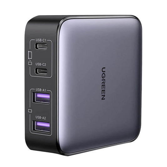 Polnilna postaja UGREEN CD327 Nexode, 65W, 3.25A, 2 x USB-A - 2 x USB-C, Črna