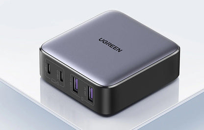 Polnilna postaja UGREEN CD327 Nexode, 65W, 3.25A, 2 x USB-A - 2 x USB-C, Črna