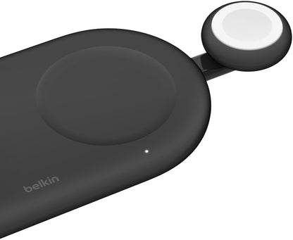 Brezžični polnilec Belkin BoostCharge za Apple Watch Series, bel WIZ022glWH-B1
