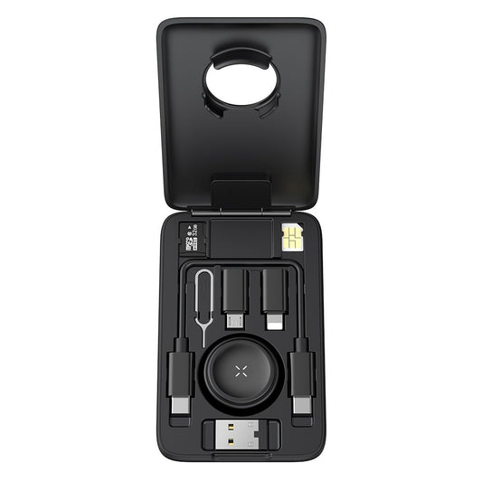 Brezžični polnilec McDodo CH-2440 8v1 za Apple Watch Series, črn