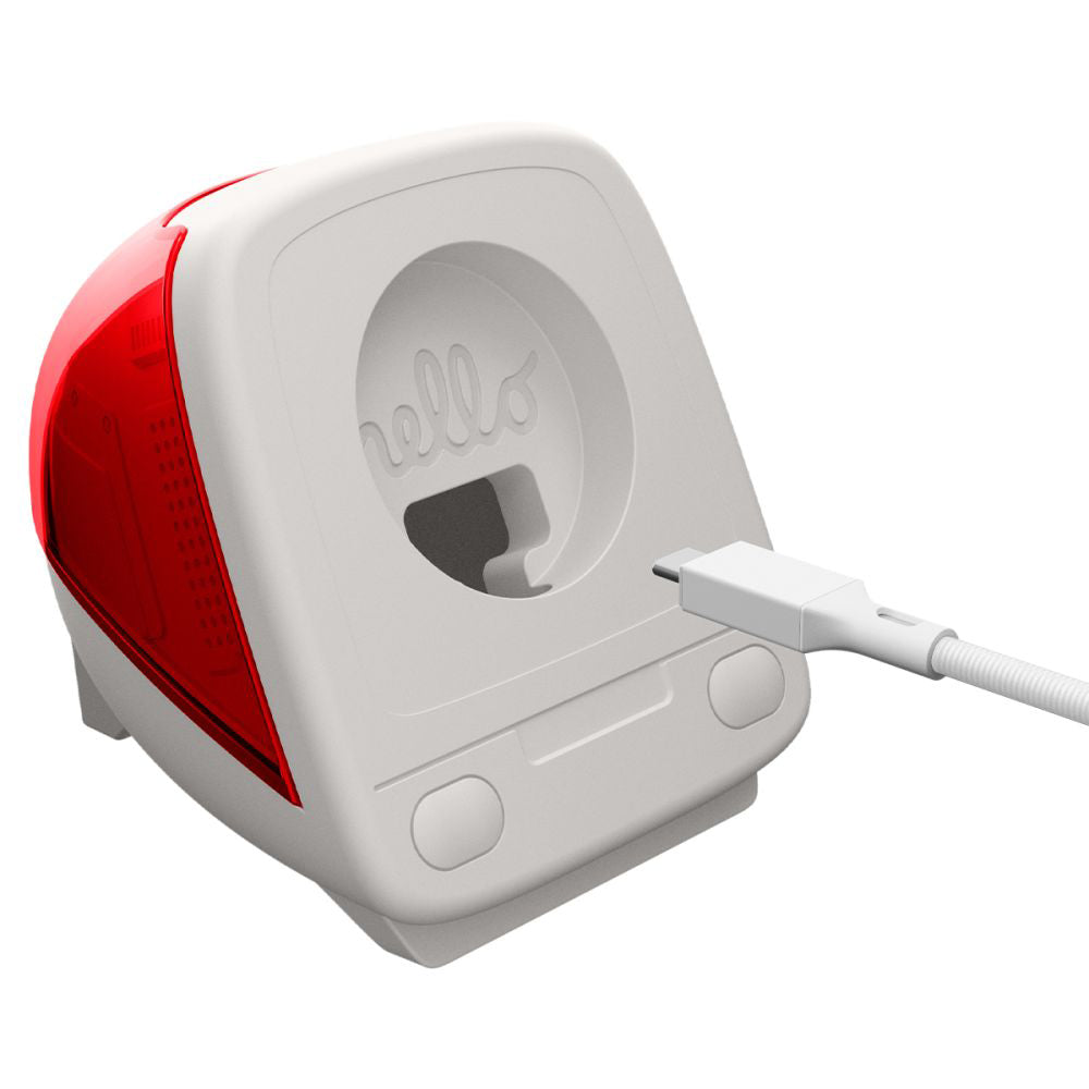 Nosilec Spigen C1 Classic za brezžični polnilec Apple Watch Series, Rdeča