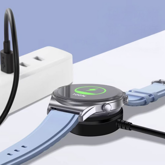 Brezžični polnilec Tech-Protect MC03 Ultraboost za Samsung Galaxy Watch Series, USB-C, Črn