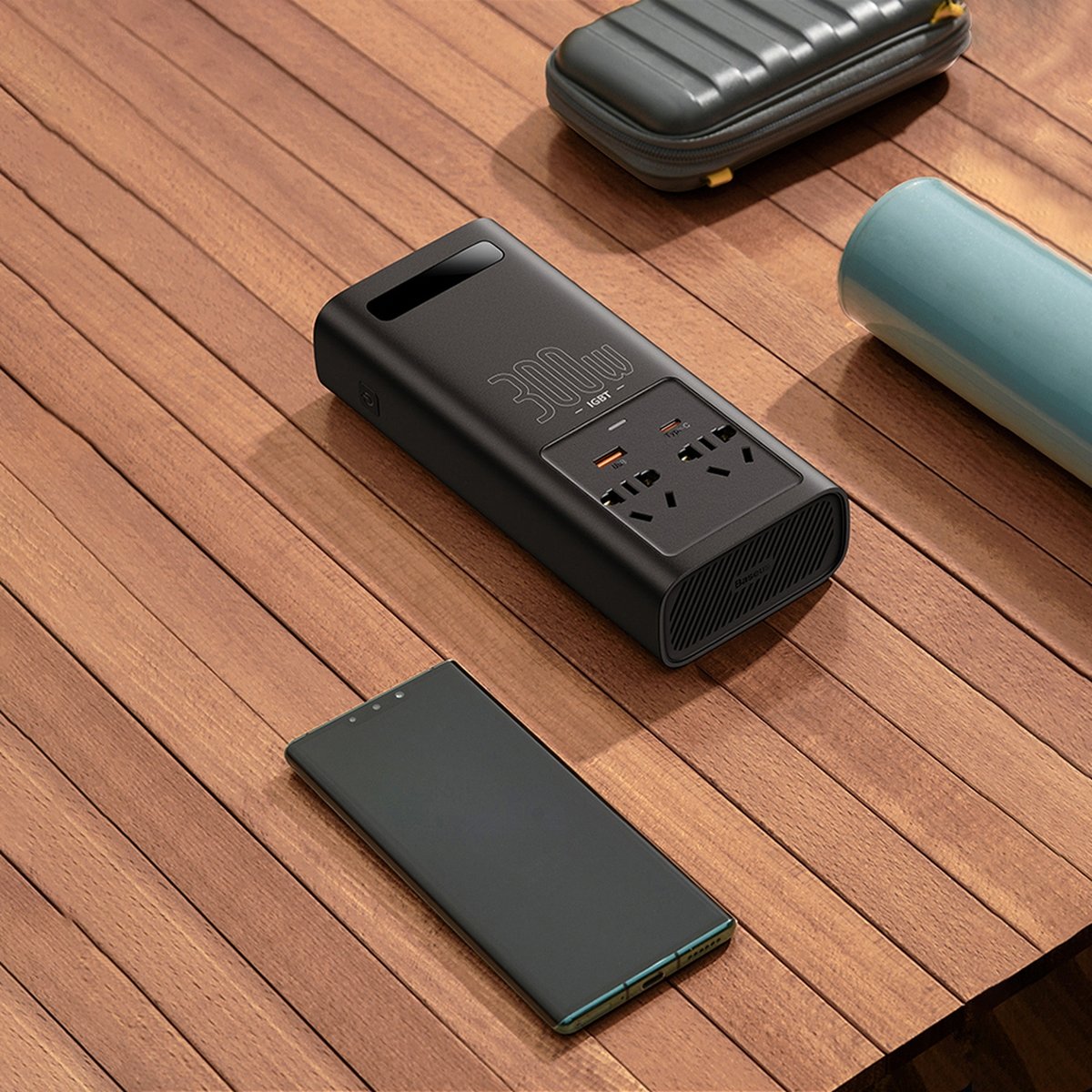 Invertor električni avto Baseus, 300W CGNB010101