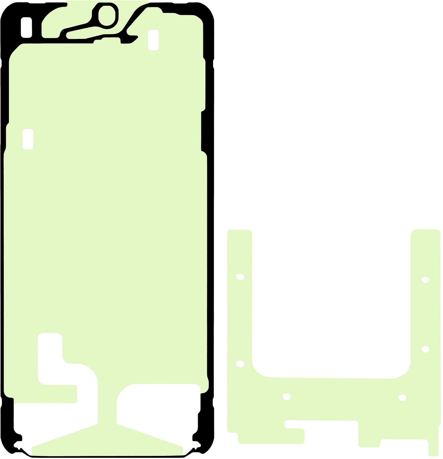 Kit lepilni trak za zaslon Samsung Galaxy S25+ S936, Service Pack GH82-36510A