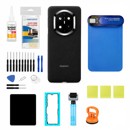 Komplet pokrova baterije Huawei Mate X7 črn Service Pack in namensko servisno orodje