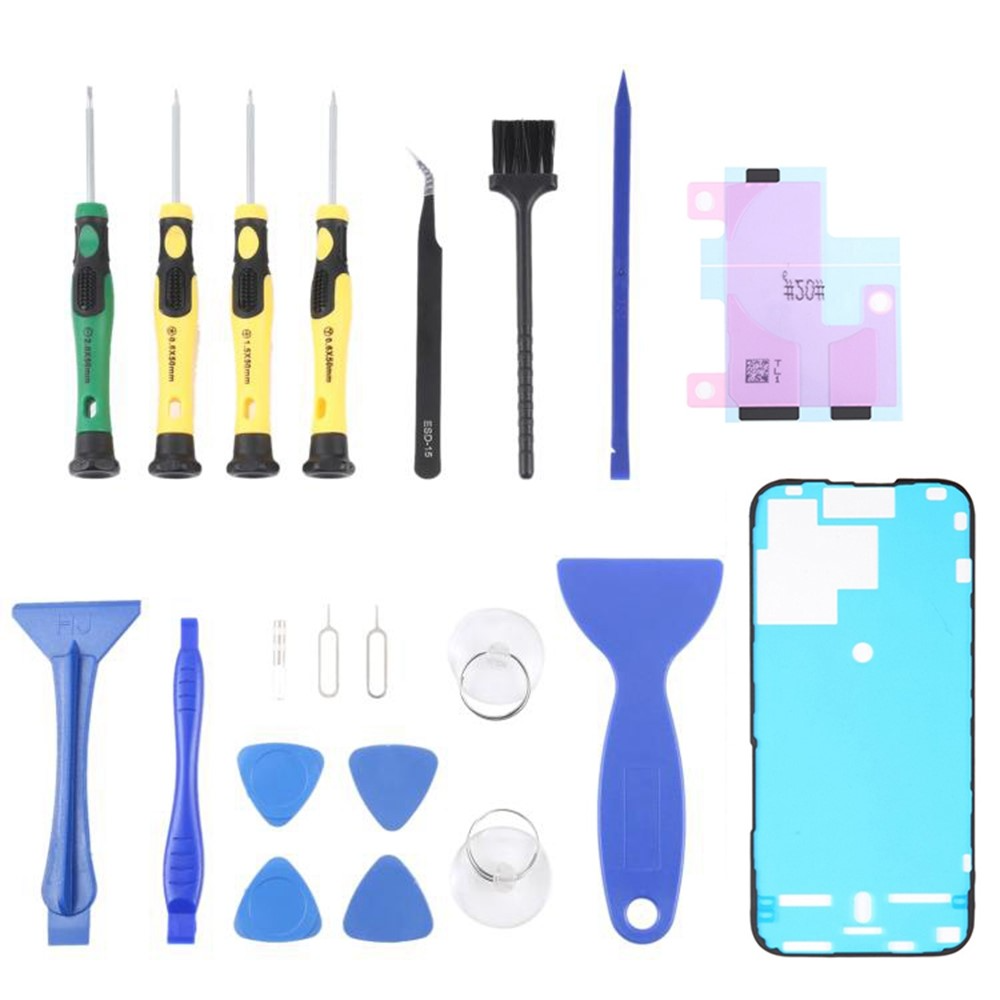 Komplet za popravilo Jiafa JF-8182 za zamenjavo baterije Apple iPhone 15 Pro, 21v1