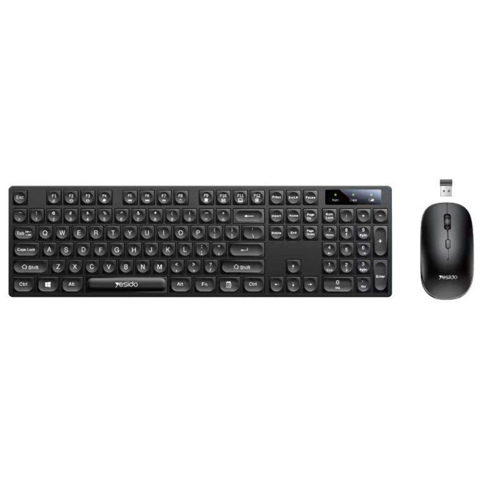 Yesido KB42 Wireless Keyboard and Mouse Kit, Black