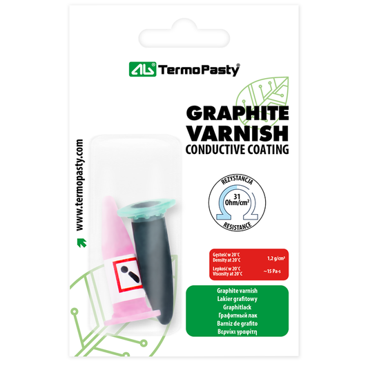 Grafitni lak AG Termopasty, 2 ml, komplet 2 kosa ART.AGT-022
