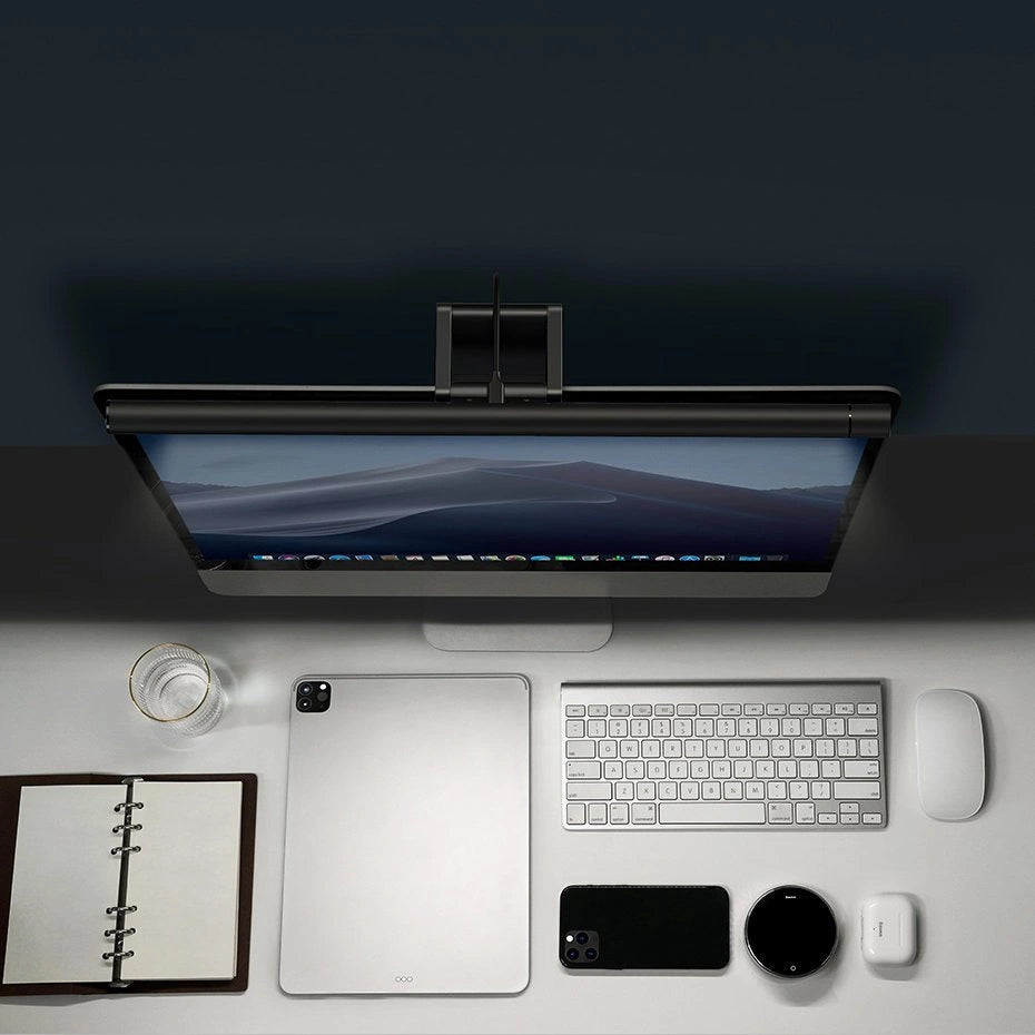 Led svetilka za monitor Baseus i-Wok Pro, 3000K - 6500K, črna DGIWK-P01