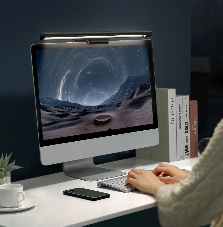Led svetilka za monitor Baseus i-Wok Pro, 3000K - 6500K, črna DGIWK-P01