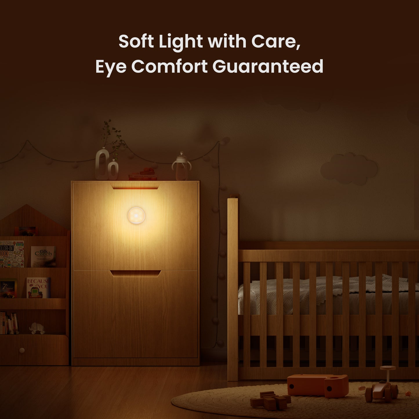 Nočna LED svetilka Yeelight Polaris 2, Senzor, Bela YLYYD-0024