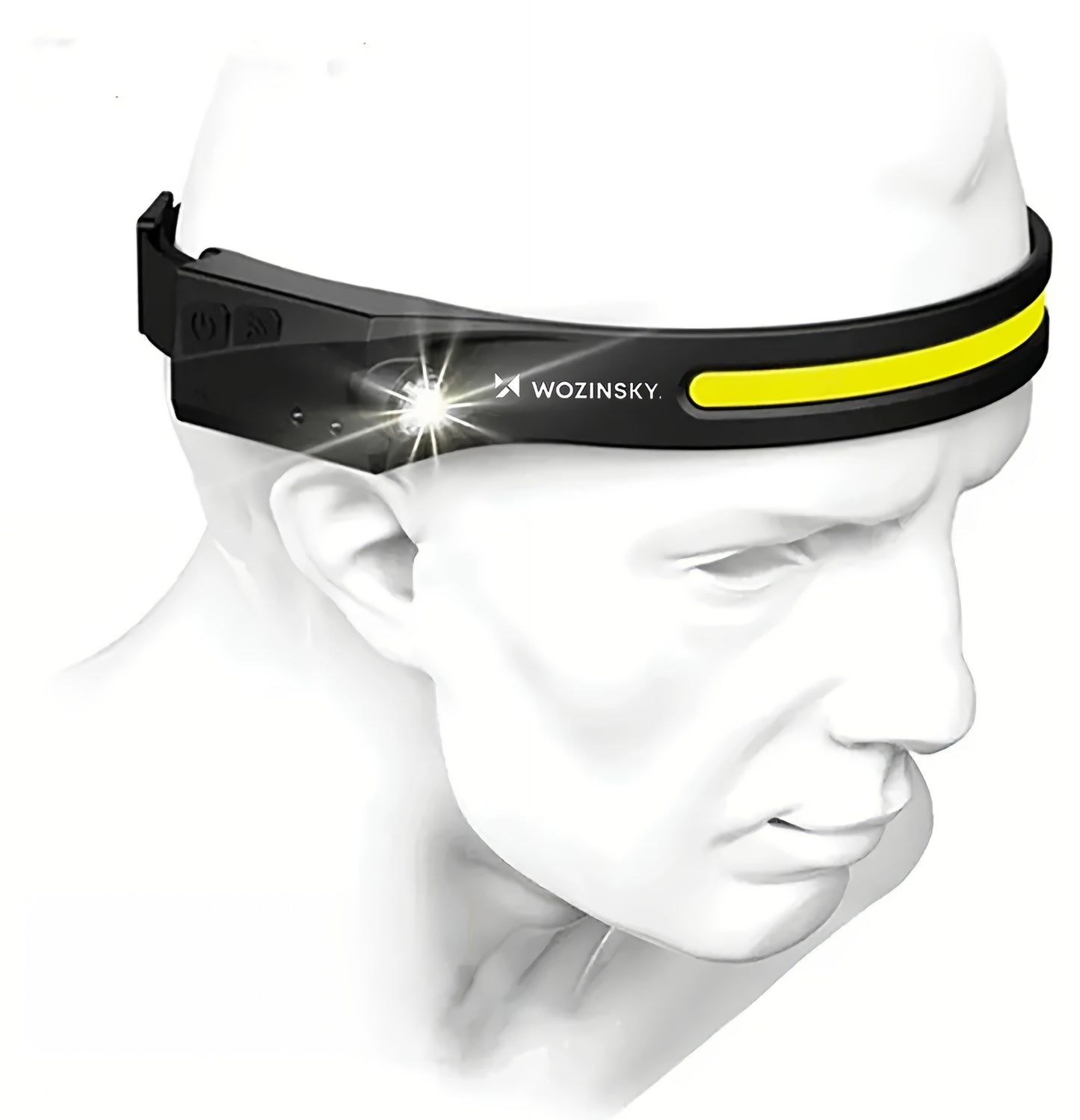LED Headlamp WZK WLC-1200, 350lm, IPX4