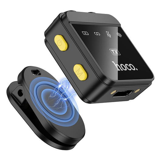 Lavalier HOCO L17, USB-C / Lightning, Set 2 kosa, Črna