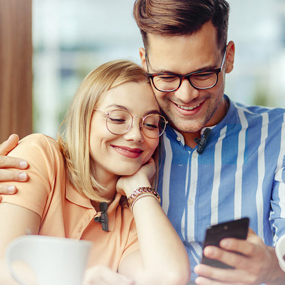 Lavalier Borofone BFK12 Trophy, USB-C / Lightning, Set 2 kosa, Črna