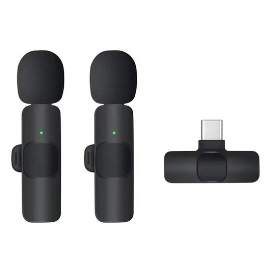Lavaliera Techsuit LW2, USB-C, Set 2 kosa, Črna