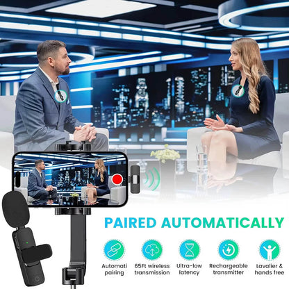 Lavaliera Techsuit LW2, USB-C, Set 2 kosa, Črna