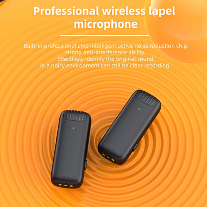 Lavaliera Techsuit LW4, USB-C, Set 2 kosa, Črna