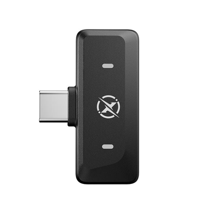 Lavaliera XO Design MC15 Dual, USB-C / Lightning, Set 2 kosov, Črna