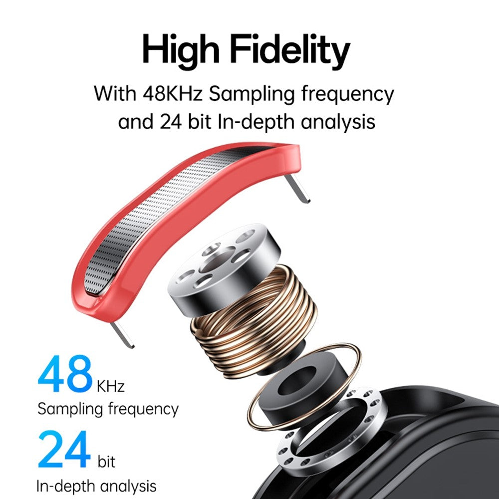 Lavalier Yesido KR19, USB-C / Lightning, Set 2 kosa, Črna