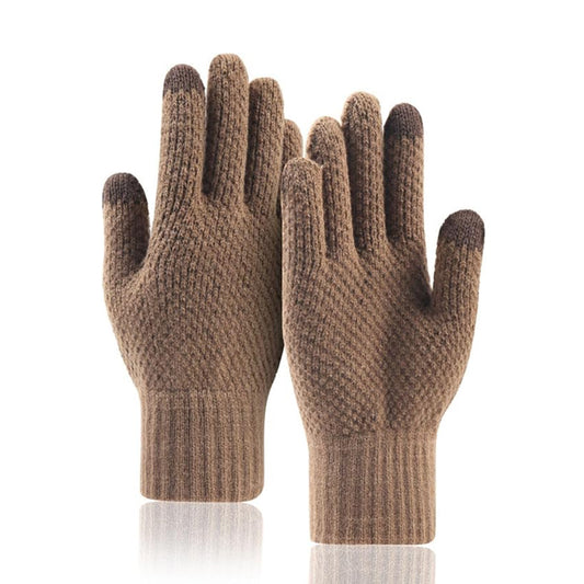 Zimske taktilne rokavice za moške Techsuit ST0013, velikost 22 cm, rjave