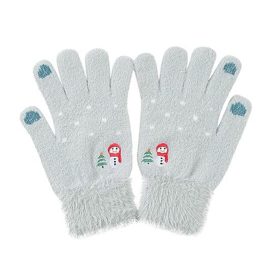 Zimske taktilne ženske rokavice Techsuit ST0011, velikost 17 cm, modre