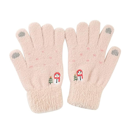 Zimske taktilne ženske rokavice Techsuit ST0011, velikost 17 cm, bež