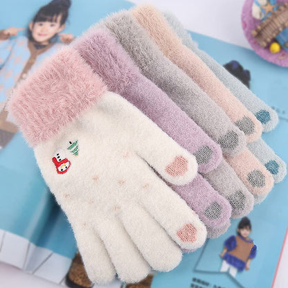 Techsuit Women's Winter Touchscreen Gloves ST0011, Size 17cm, Pink