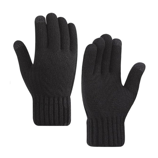 Zimske taktilne ženske rokavice Techsuit ST0015, velikost 17 cm, črne