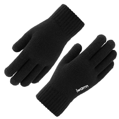 Zimske taktilne rokavice Iwarm ST0005, velikost 21 cm, črne