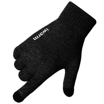 Zimske taktilne rokavice Iwarm ST0005, velikost 21 cm, črne