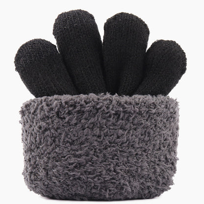 Zimske taktilne rokavice Iwarm ST0005, velikost 21 cm, črne