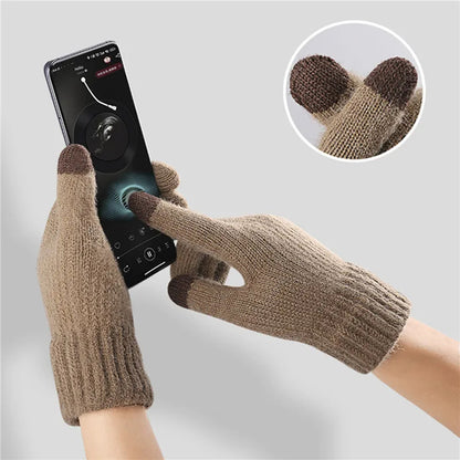 Zimske taktilne rokavice Iwarm ST0016, velikost 22 cm, siva