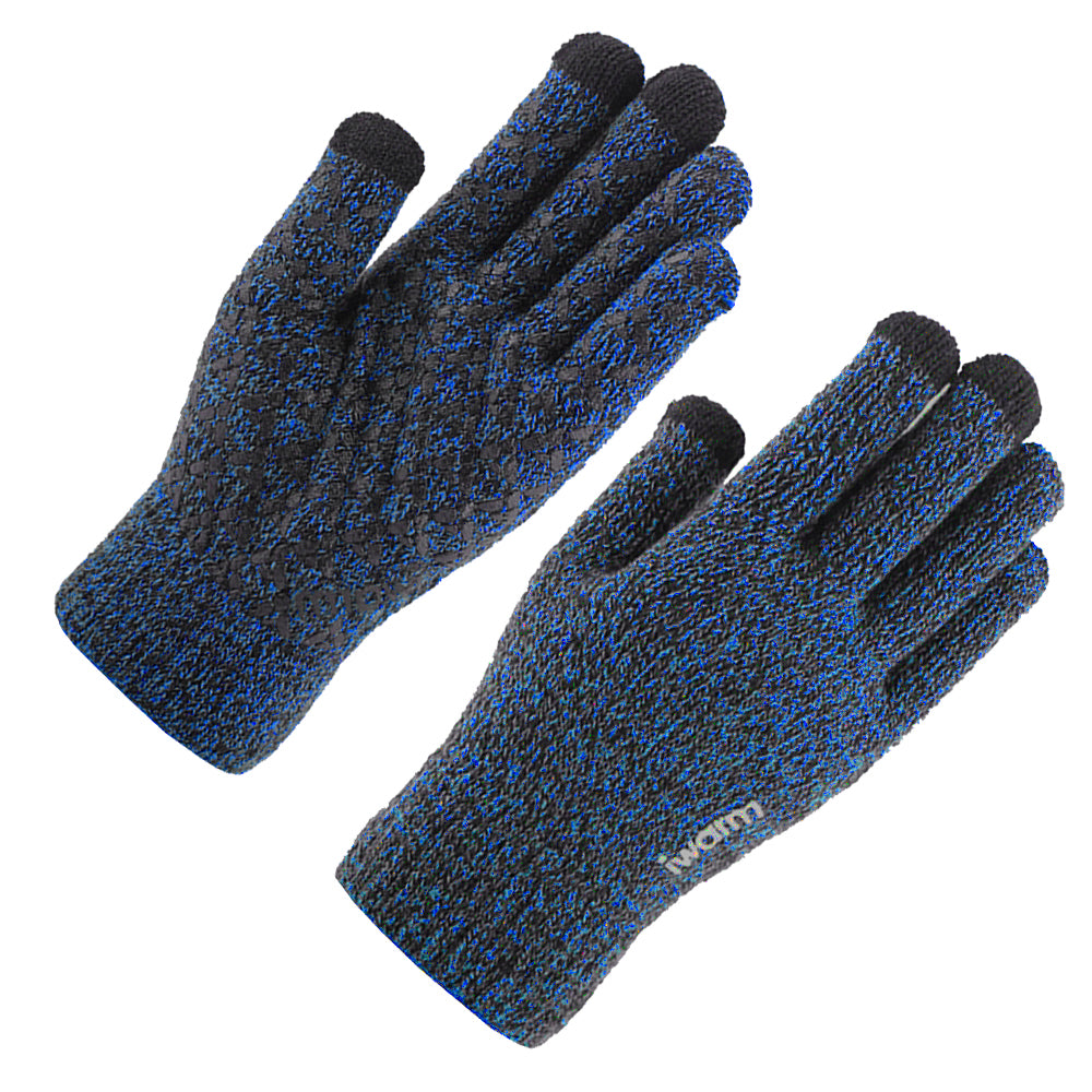 Zimske taktilne rokavice Iwarm ST0018, velikost 23 cm, modre