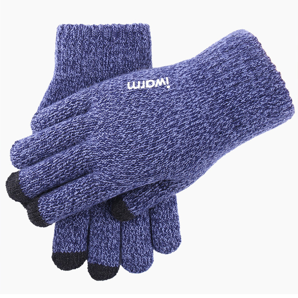 Zimske taktilne rokavice Iwarm ST0018, velikost 23 cm, modre