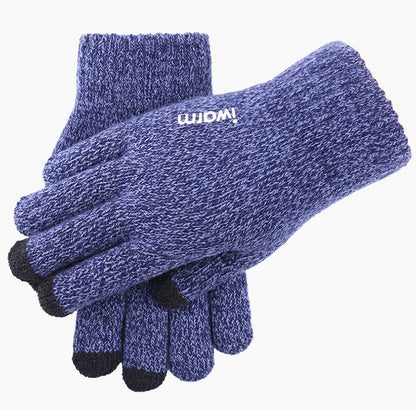 Zimske taktilne rokavice Iwarm ST0018, velikost 23 cm, modre