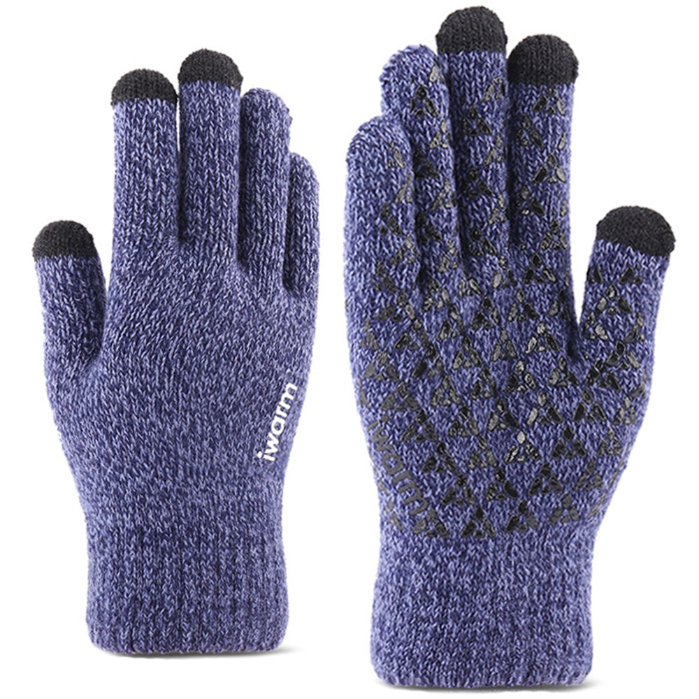 Zimske taktilne rokavice Iwarm ST0018, velikost 23 cm, modre