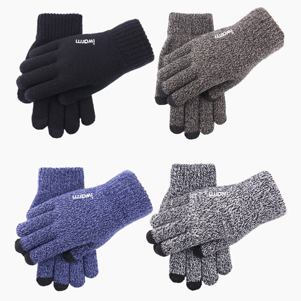 Zimske taktilne rokavice Iwarm ST0018, velikost 23 cm, modre